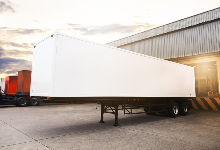 Commercial semi trailer